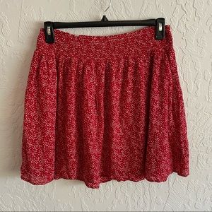 Old Navy size Large red with stars skirt